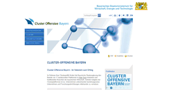 Desktop Screenshot of cluster-bayern.de